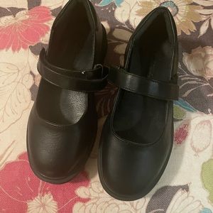 Nordstrom black leather Maryjanes